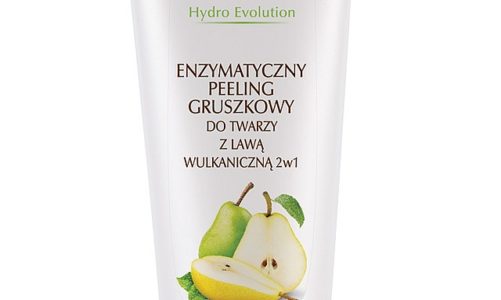 Enzymatyczny peeling gruszkowy z lawą wulkaniczną