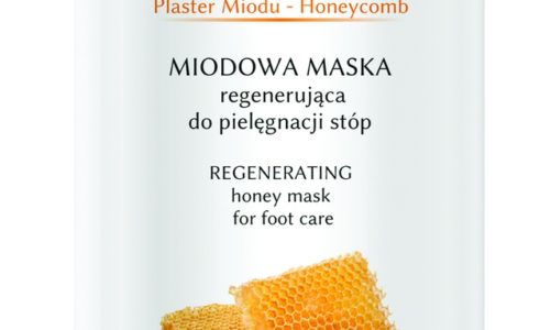 Maska miodowa do stóp z mleczkiem pszczelim i wit. A+E