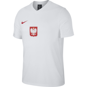Koszulka Nike Poland HomeAway biała dostępna w GO Sport 159,00 zł Wspieraj i uczestnicz w Euro 2020