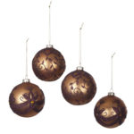 Anskar Christmas Balls 4pcs Copper Świąteczne trendy 2011 według DUKA