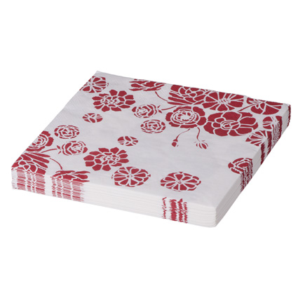 Christmas Serviette 30x30cm Flowers
