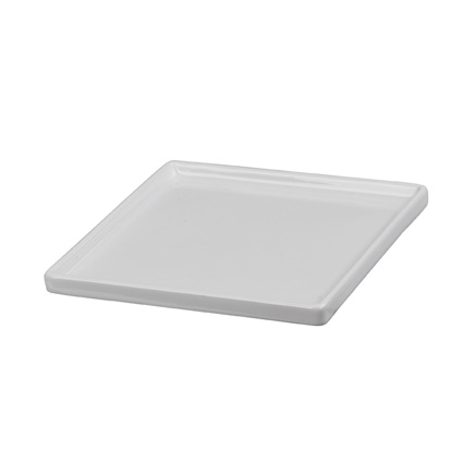 Ida Candle Plate 14,5×14,5cm White