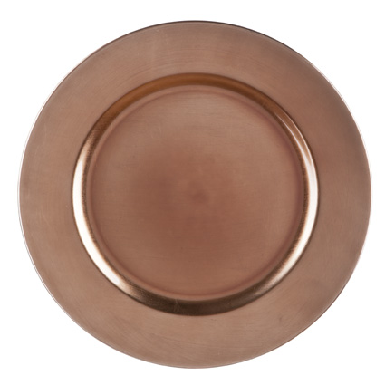 Kaj Charger Plate 33cm Copper