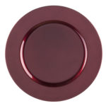 Kaj Charger Plate 33cm Red Świąteczne trendy 2011 według DUKA