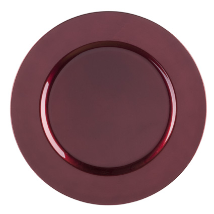 Kaj Charger Plate 33cm Red