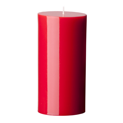 Kelly Candle 14cm Red