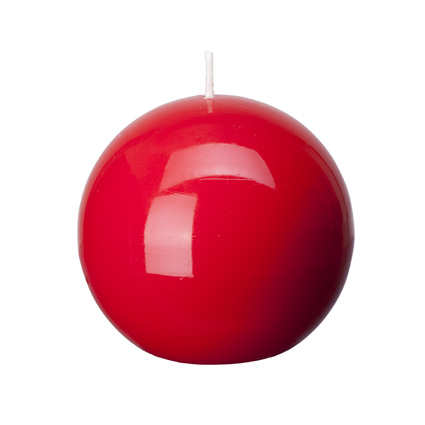 Kelly Candle Ball 6cm Red