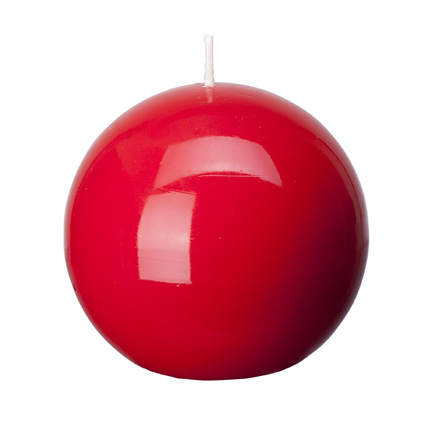 Kelly Candle Ball 7cm Red