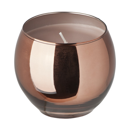 Kelly Candle In Glass Pot 10,5cm Copper