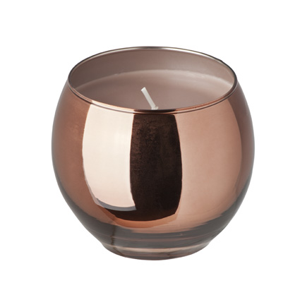 Kelly Candle In Glass Pot 8cm Copper