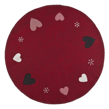 Kent Tree Skirt 90cm Red
