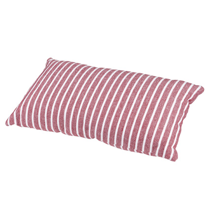Kia Pillow 50x30cm Redwhite Stripes