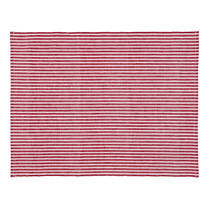Kia Placemat 35x47cm Redwhite Stripes