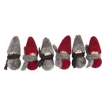 Knut Santas 6pcs Redgrey Wool Świąteczne trendy 2011 według DUKA