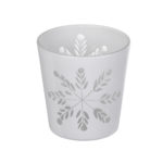 Kristian T-light Holder Snowflake White Świąteczne trendy 2011 według DUKA