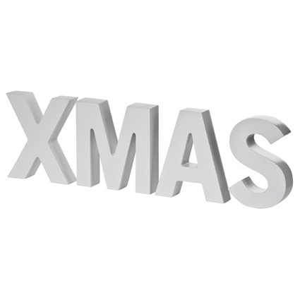 Letter S White