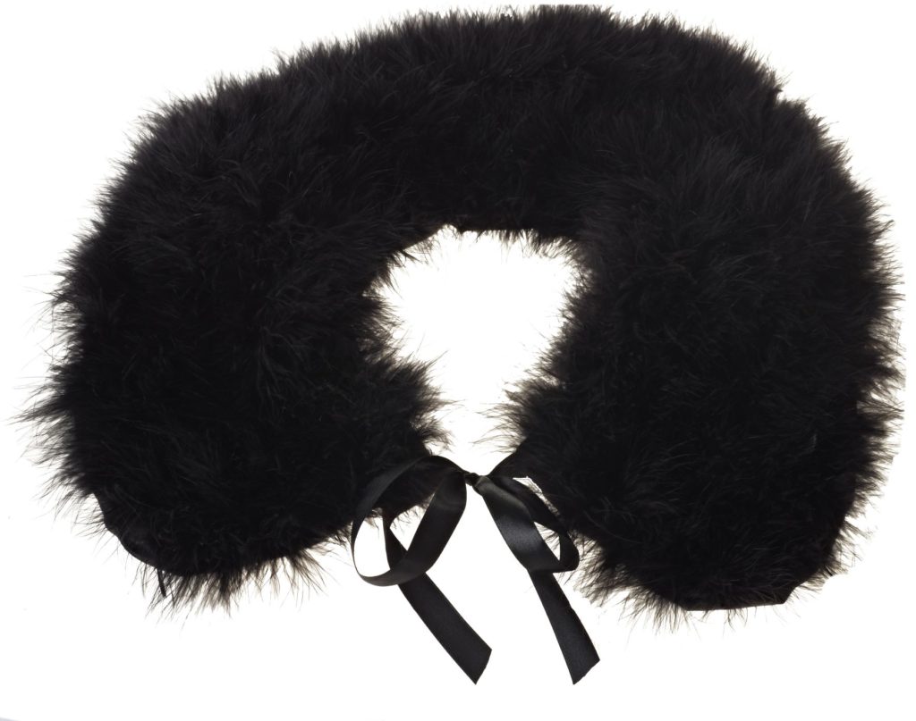 Black Fur Cape Ł7.00, 9,95_