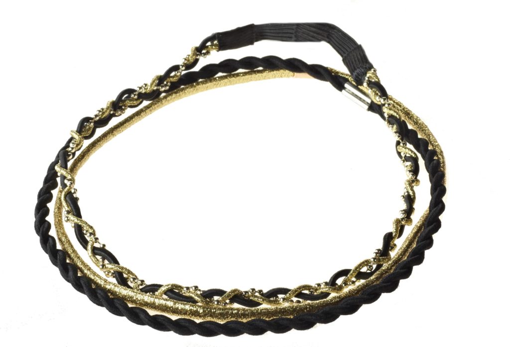 Black & Gold Headwrap Set Ł4.50, 5,95_