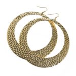 Embossed Hoop Earrings Ł5.00, 6,95_ Karnawał? Piątkowy wieczór, do wyjścia pozostała jedynie godzina?