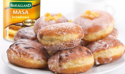 Przepis na pączki z nadzieniem toffi