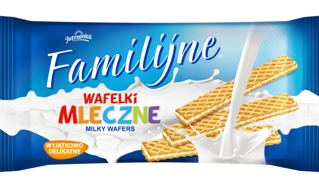 Familijne wafelki Mleczne
