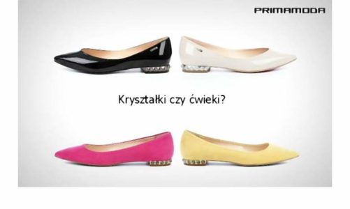 Balerinki, zdobione ćwiekami lub kryształkami to doskonała alternatywa dla szpilek