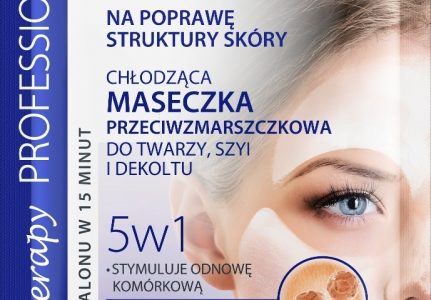SOS CHŁODZÄCA MASECZKA PRZECIWZMARSZCZKOWA DO TWARZY, SZYI I DEKOLTU 5w1 Evelin