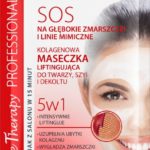 SOS Kolagenowa Maseczka Liftingująca do twarzy, szyi i dekoltu 5 w 1 Eveline C