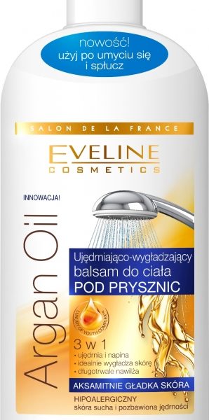Ujędrniająco – wygładzający balsam do ciała pod prysznic 3 w 1 Eveline Cosmetic