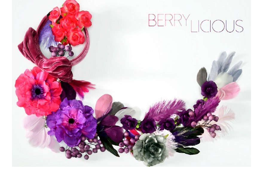Berrylicious w istnie apetycznych kolorach to sposób boho i hippie