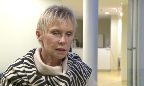 Ewa Błaszczyk zagrała jedną z głównych ról w familijnym filmie „Za niebieskimi drzwiami „