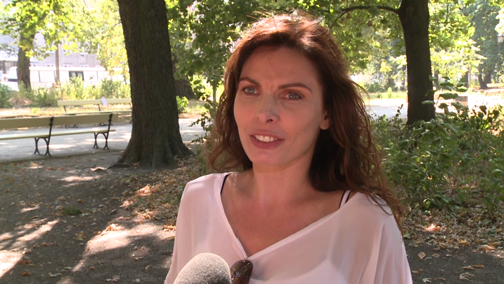 Agnieszka Dygant w roli dziewczyny gangstera w filmie „Pitbull. Nowe porządki „