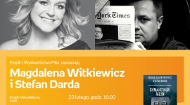 MAGDALENA WITKIEWICZ i STEFAN DARDA – SPOTKANIE AUTORSKIE – ŁÓDŹ
