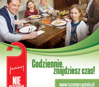 Rodzinne obiadowanie daje dobre wychowanie