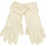CREAM-CABLE-KNIT-CUFF-GLOVES1 Złoto kontra szron i płatki śniegu