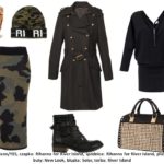 Militarne printy, stonowane odcienie zieleni i brązu