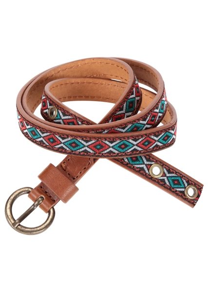 Azteckie wyraziste printy. Kwiaty, paski, napisy.