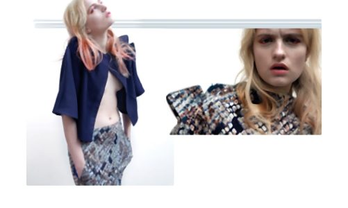 Pierwszy projekt: fioletowa, wzorzysta spódnica dla myszki Minnie. Poznaj Navada.