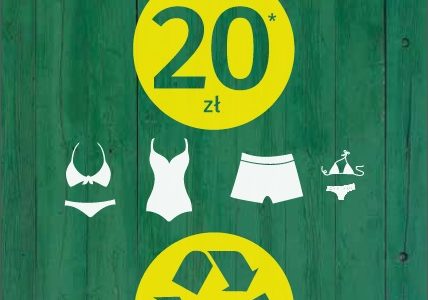 Za każdy stary kostium kąpielowy otrzymasz 1 bon o wartości 20 zł