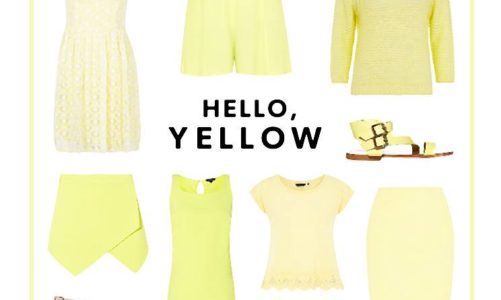 Intensywna żółć i soczysta limonka to najnowsze kolory tego sezonu.