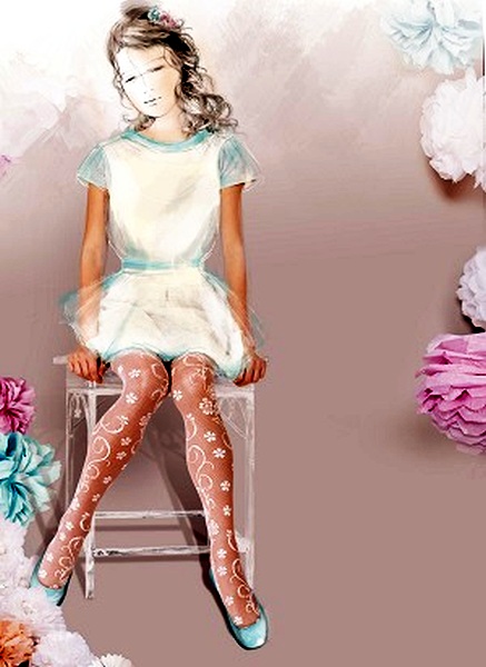 Little Lady Line ” rajstopy idealne na pierwszą komunię