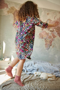 sukienka my flower garden (1) GIRLS ARE MAGIC, czyli premiera pierwszej dziecięcej kolekcji marki NAOKO