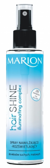 Spray nawilżająco-rozświetlający hair SHINE firmy MARION