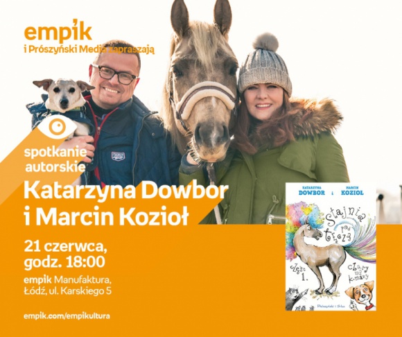 KATARZYNA DOWBOR i MARCIN KOZIOŁ – SPOTKANIE AUTORSKIE – ŁÓDŹ