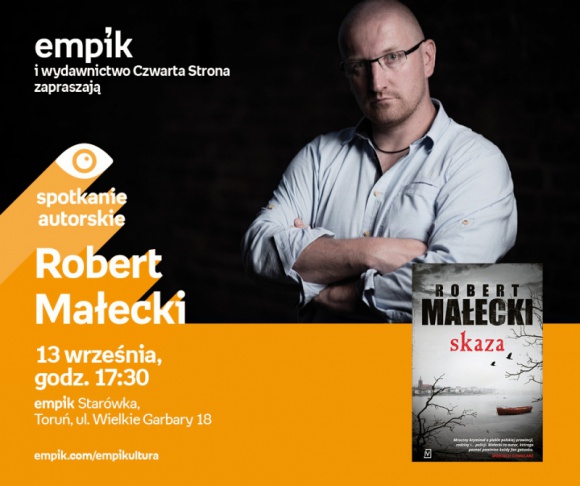 ROBERT MAŁECKI Spotkanie autorskie Empik Toruń Starówka