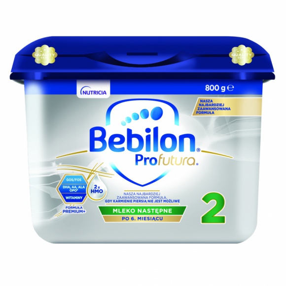 Bebilon Profutura 2 – najbardziej zaawansowana formuła Dziecko, LIFESTYLE - Bebilon Profutura 2 to najbardziej zaawansowana formuła wśród mlek następnych Nutricia z najwyższym poziomem oligosacharydów na rynku, gdy wyłączne karmienie piersią nie jest możliwe.