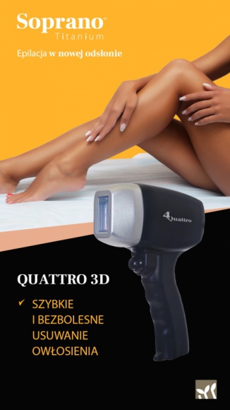 SOPRANO TITANIUM - przełom w depilacji laserowej LIFESTYLE, Uroda - Kobiety marzą o gładkim ciele bez konieczności ciągłej depilacji. Wystarczy zastosować bezbolesną i bezpieczną depilację laserową najnowocześniejszą maszyną Soprano Titanium, którą - jako jedna z nielicznych w Polsce - posiada klinika kosmetyczna Open Clinic w Warszawie.