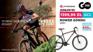 GO Sport_Banner_Rower górski Sezon rowerowy – czas start! 3 powody, dla których warto jeździć na rowerze