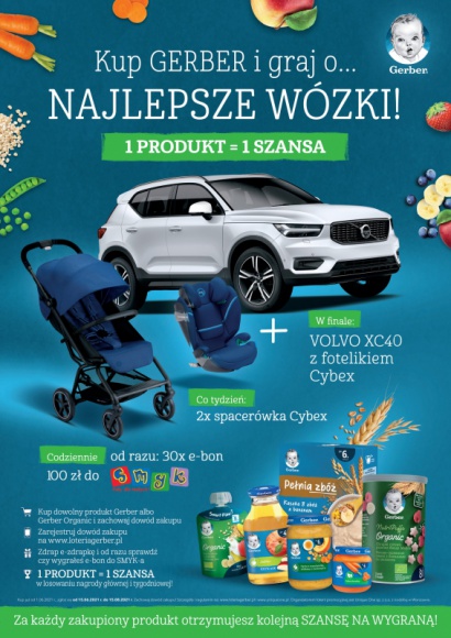 Ruszyła loteria Gerber – kup produkt i graj o atrakcyjne nagrody! Dziecko, LIFESTYLE - Dzisiaj, tj. 1.06.2021 wystartowała loteria Gerber, w której do wygrania są atrakcyjne nagrody.
